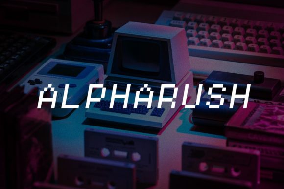 Alpharush: The Retro Bitmap Font for Pixel-Perfect Projects