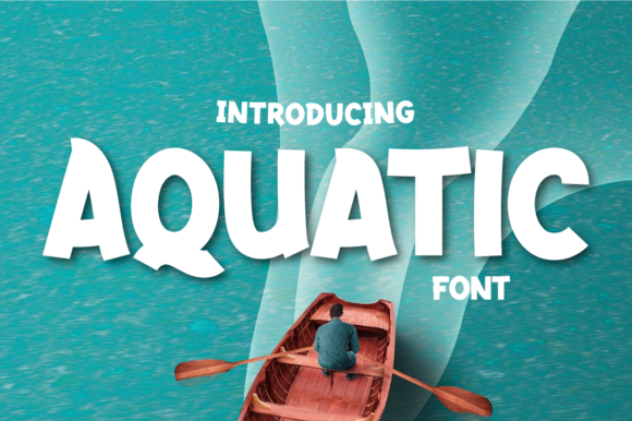 Aquatic: A Playful Font for Whimsical and Modern Branding