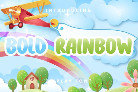 Bold Rainbow: A Display Font That Brings Playful Energy to Your Designs