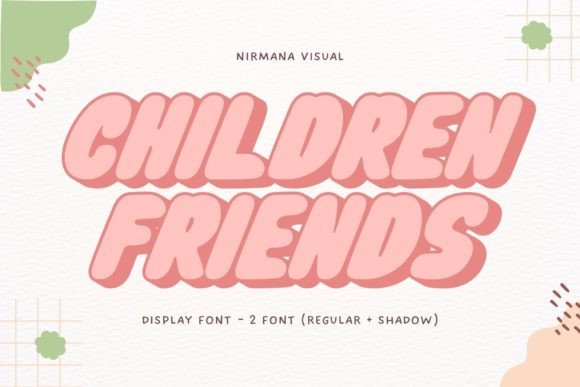 Children Friends: The Whimsical Typeface for Playful Brands