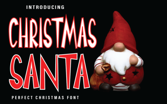 Christmas Santa Font: A Playful Touch for Your Festive Designs
