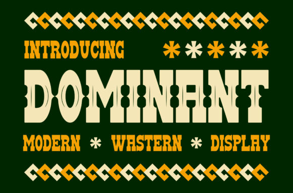 Dominant: The Retro-Whimsical Font That Captures Attention