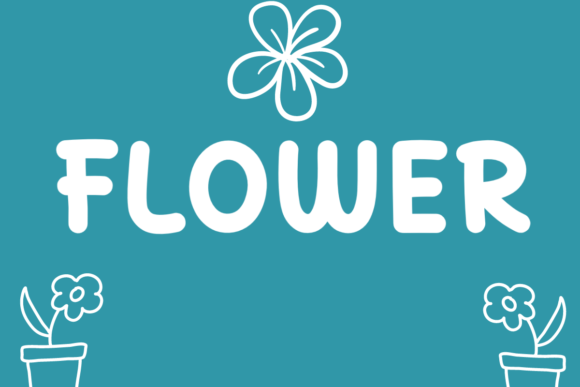 Flower Font: Where Groovy Vibes Meet Practical Design