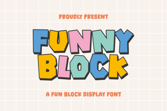 Funny Block: The Blocky Display Font with Big Personality