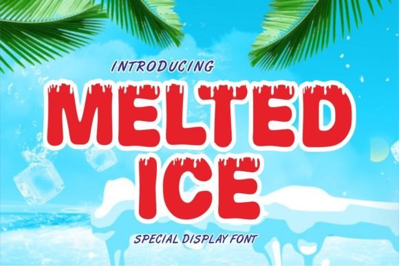 Melted Ice: A Display Font with Cool Bite for Bold Branding