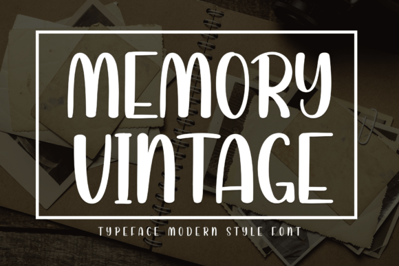 Memory Vintage: The Sweet Display Font for Creative Projects