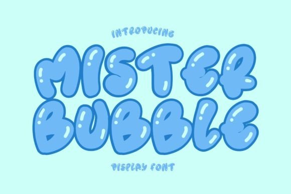 Mister Bubble: A Playful Retro Font for Creative Projects