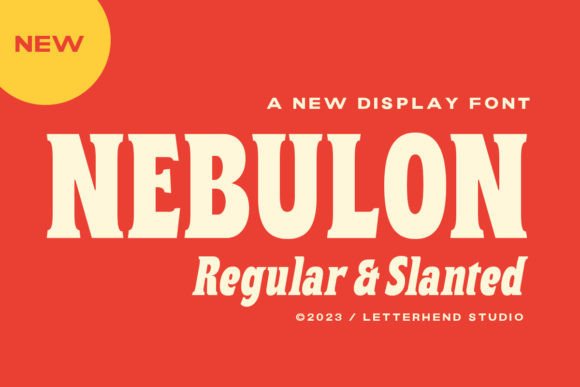 Nebulon: A Display Font with Classic Roots and Modern Flexibility