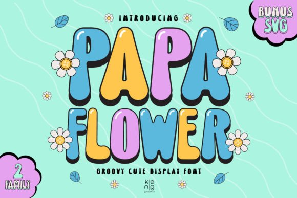 Papa Flower: The Display Font That Demands Attention
