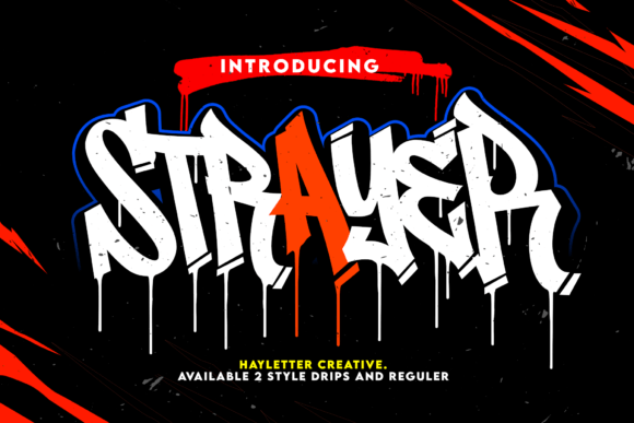 Strayer: The Graffiti Font That Brings Bold Confidence to Design