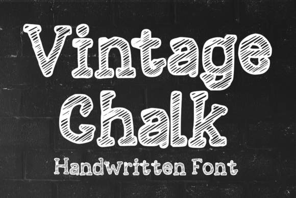 Unleash Your Creativity with the Vintage Chalk Typeface