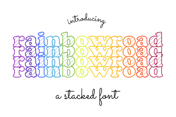 Why Rainbow Road Is the Display Font Your Designs Deserve
