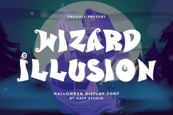 Wizard Illusion: A Gothic Display Font for Haunting Designs