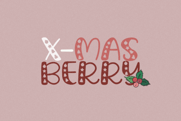 X-Mas Berry: The Holiday Display Font That Sparks Joy